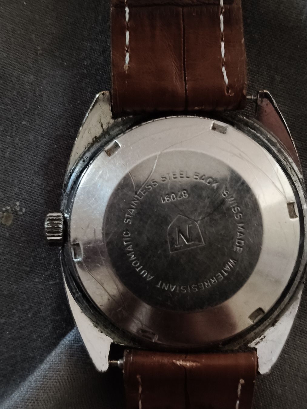 Nivada Uhren: Nivada"Spyrex"-automatic Herrenuhr, antik, läuft (1) – Gebraucht aus Glattbrugg von tarnkappenbomber 2