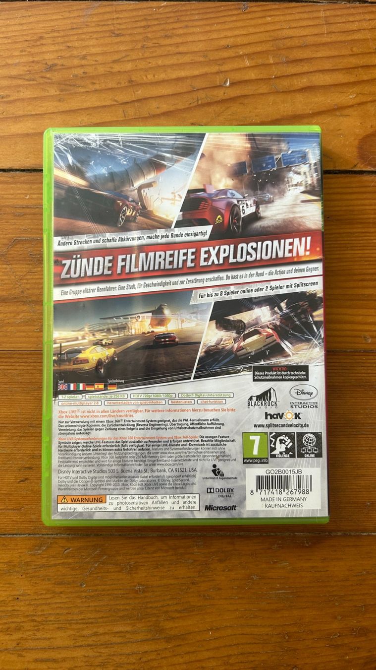 Microsoft Giochi: Split Second Velocity | Xbox 360 | Multilingue – Usato da Alle venduto da protokollstudio 1