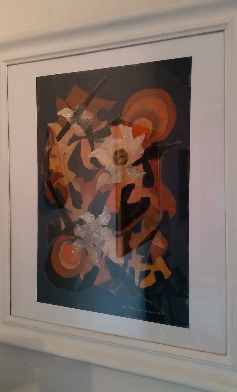 Dipinti: Collage; Gemälde; Acryl, gerahmt hinter Glas – Usato da Herrliberg venduto da AlexandraBopp 3