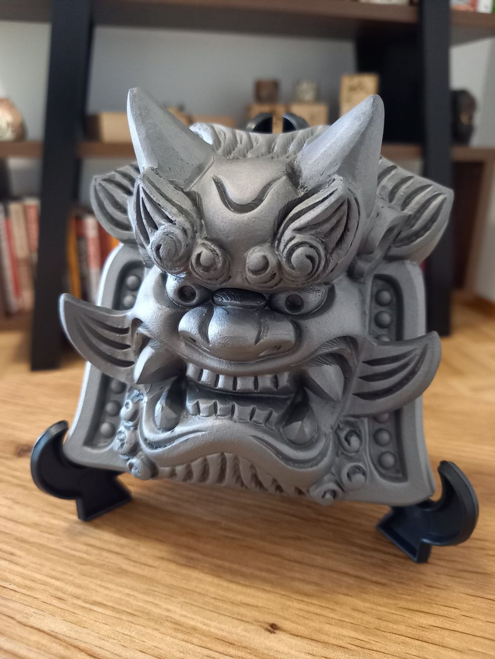 Sculture & Statue: Japanische "ONI Dachziegel" Skultur – Nuovo (secondo la descrizione) da Caslano venduto da scent_of_japan 1