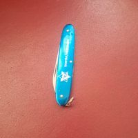 Taschenmesser Blitz blau Sanitär/Heizungen Stahl Inox
