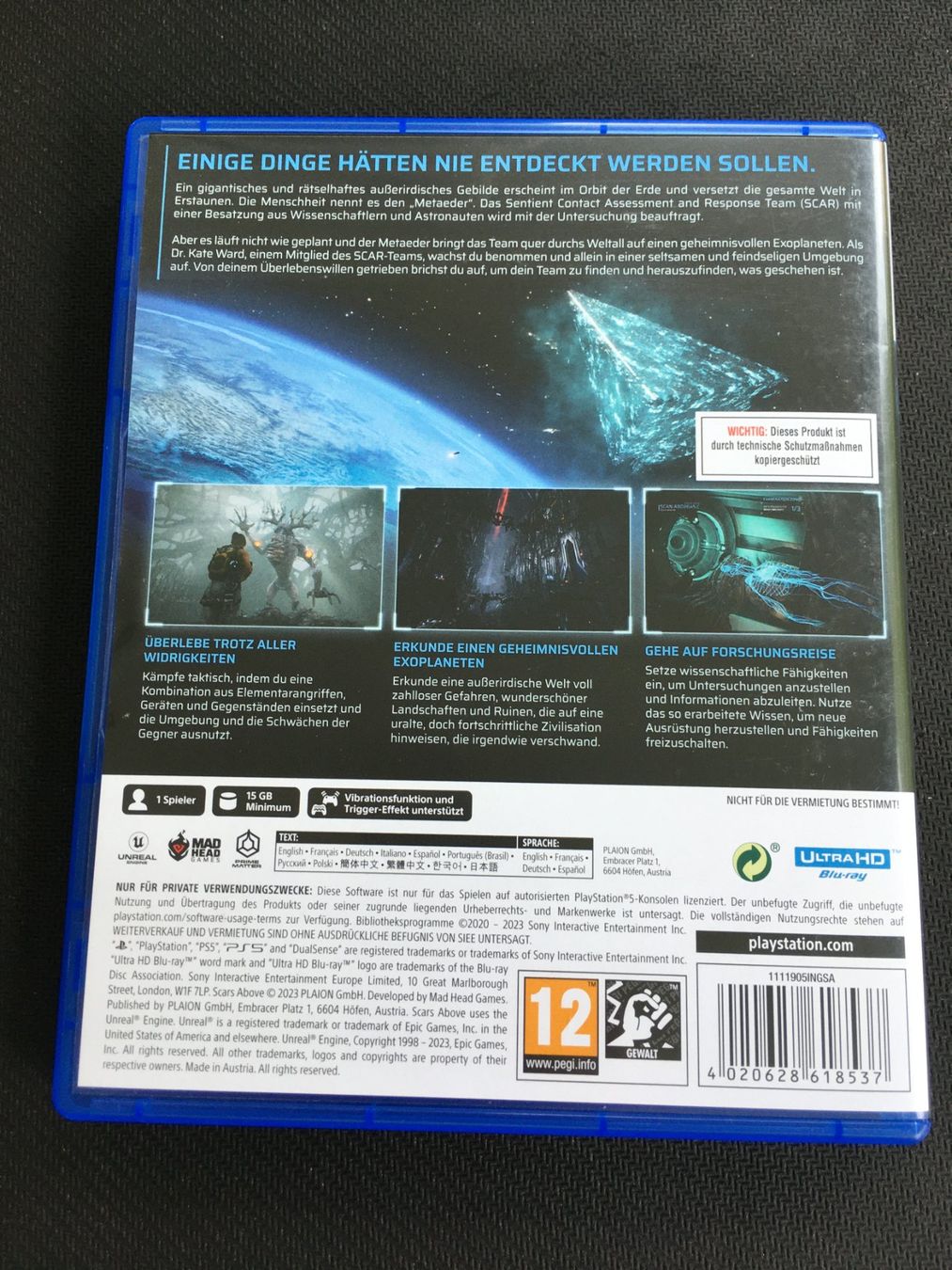 Sony Spiele: Scars Above - PS5 / Playstation 5 – Gebraucht aus St.Gallen von sjosjo 1