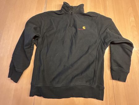 Carhartt Half-Zip Pullover / Sweatshirt Dunkelgrün (S)