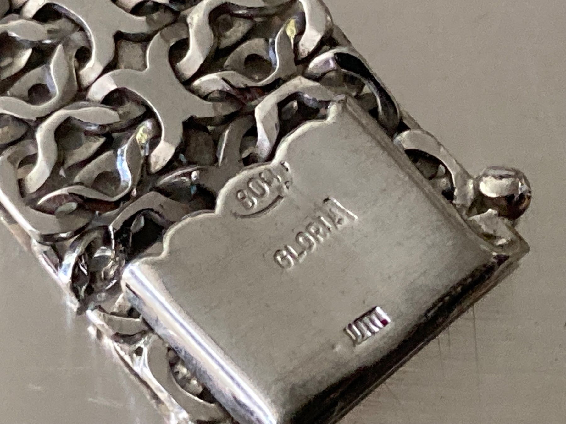Bracciali & Braccialetti: Bracelet en argent 800 vintage – Usato da Marly venduto da Antigona71 2