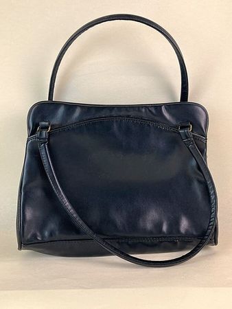 Handtasche | Schwarz | Kunstleder
