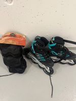 Inlineskates inkl. Schutzset (Grösse 38, S)