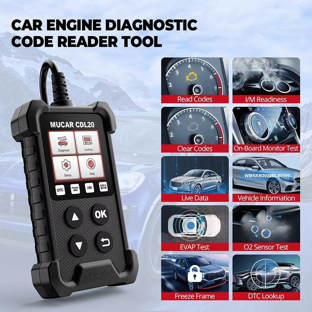 Sonstiges Fahrzeugzubehör: MUCAR CDL20 OBD2 Auto Diagnosegerät - Fehlercode Leser – Neu (gemäss Beschreibung) aus Uerkheim von Justi.y