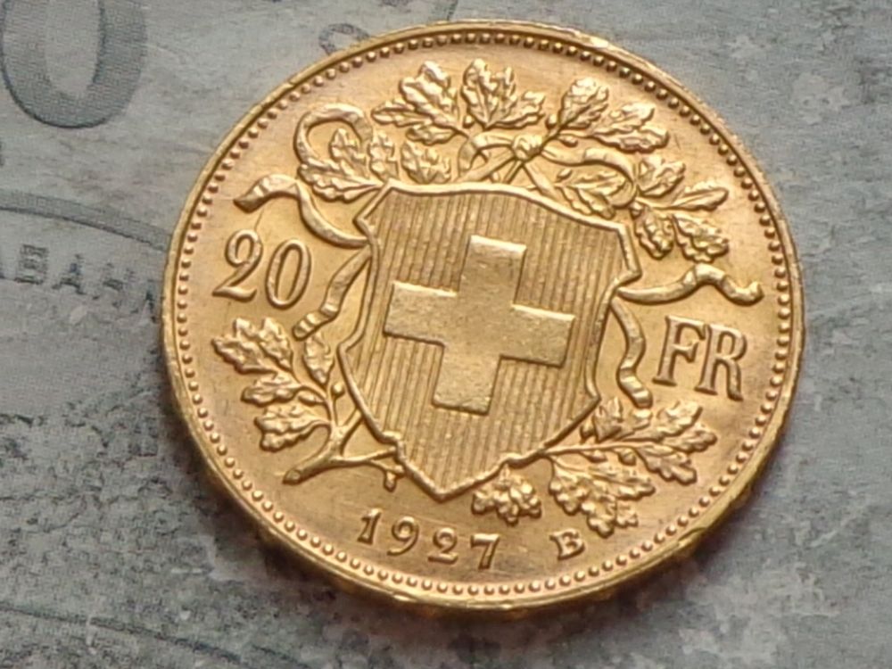 Goldvreneli 20 Fr. 1927 B | Kaufen auf Ricardo
