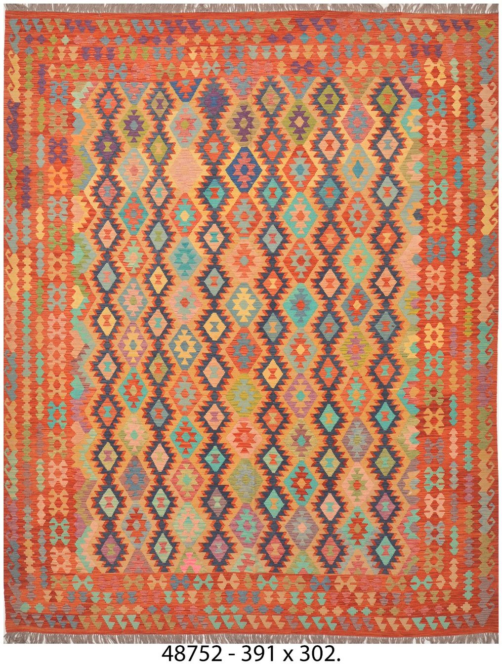 Kelim Tappeti: Oriente Kelim Teppich 400x300 cm – Nuovo e nell'imballaggio originale da Lahore venduto da Fairways79 7