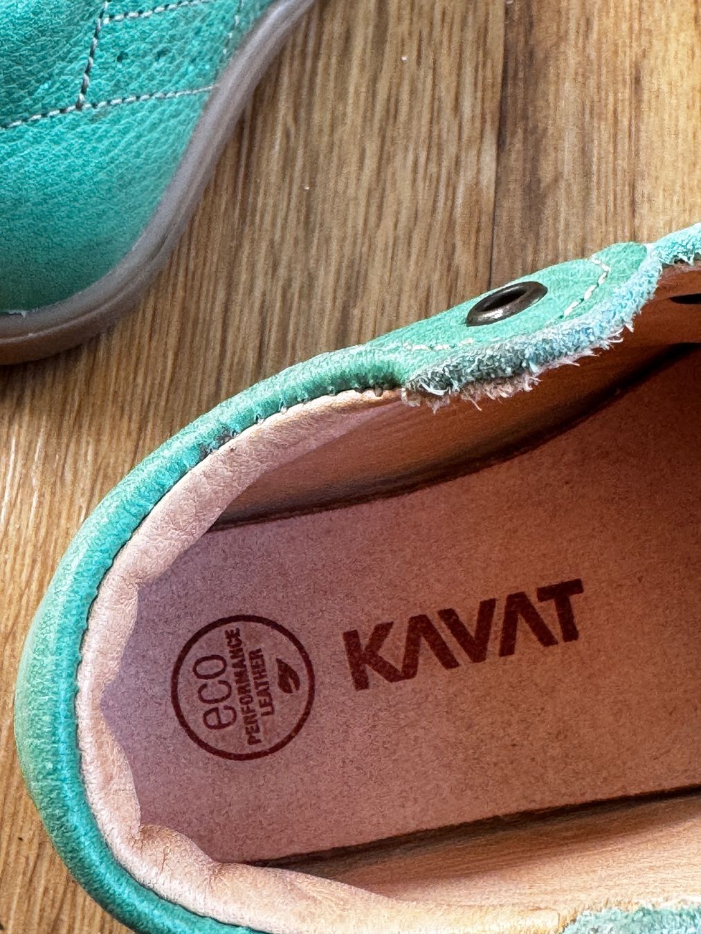 Scarpe per ragazzi: Kavat Lederschuhe, Grün, Gr. 21 – Usato da Basel venduto da spassbremse 4
