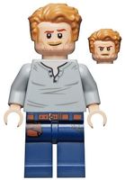 LEGO Jurassic World jw048 Owen Grady - Open Neck Shirt