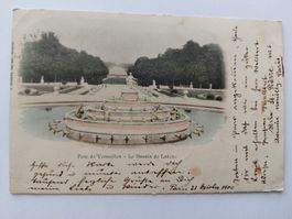 Alte Postkarte Parc de Versailles bassin de Latone, 1900