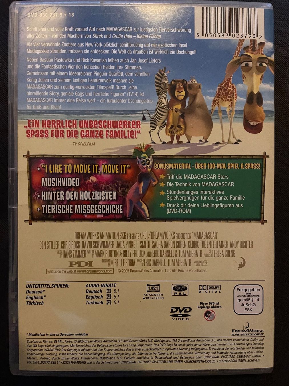 Tous les DVDs: Madagascar – D'occasion à Dierikon par Butcherboy 1