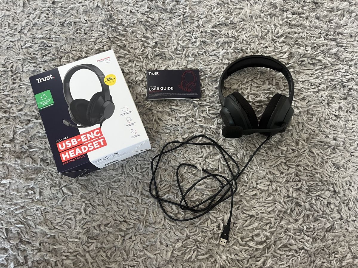 Kopfhörer: Trust USB-ENC Headset neuwertig – Gebraucht aus Kaltenbach von happysunshineee