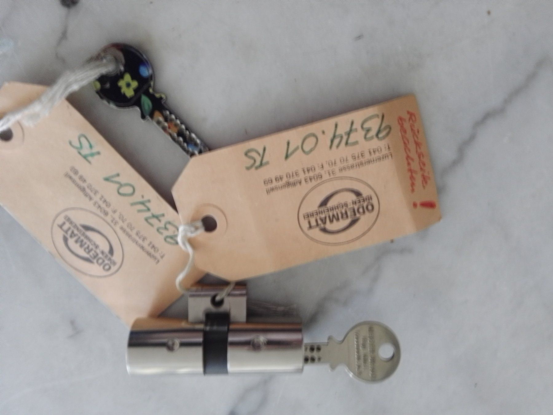 Altri prodotti elettronici: Zylinder schloss mit 2 Schlüssel – Usato da Adligenswil venduto da madhater