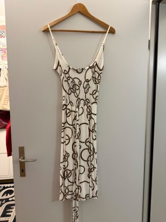 Sommerkleid Jette Joop mit Muster weiss braun