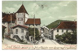 Gruss aus Waldenburg (BL) Stadttor - Altstadt - 1904