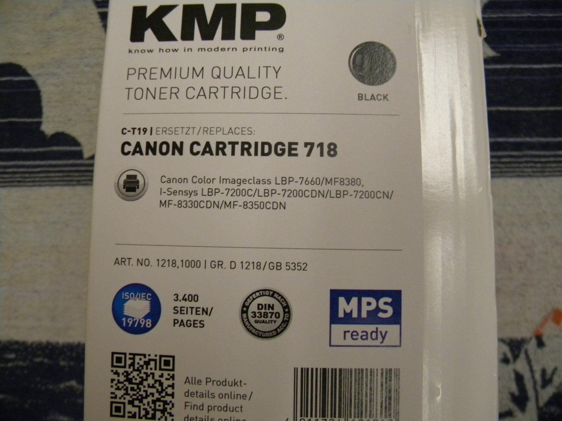 Cartucce per stampanti & toner: 718 Toner Black – Nuovo e nell'imballaggio originale da Bühler venduto da Wini100 1