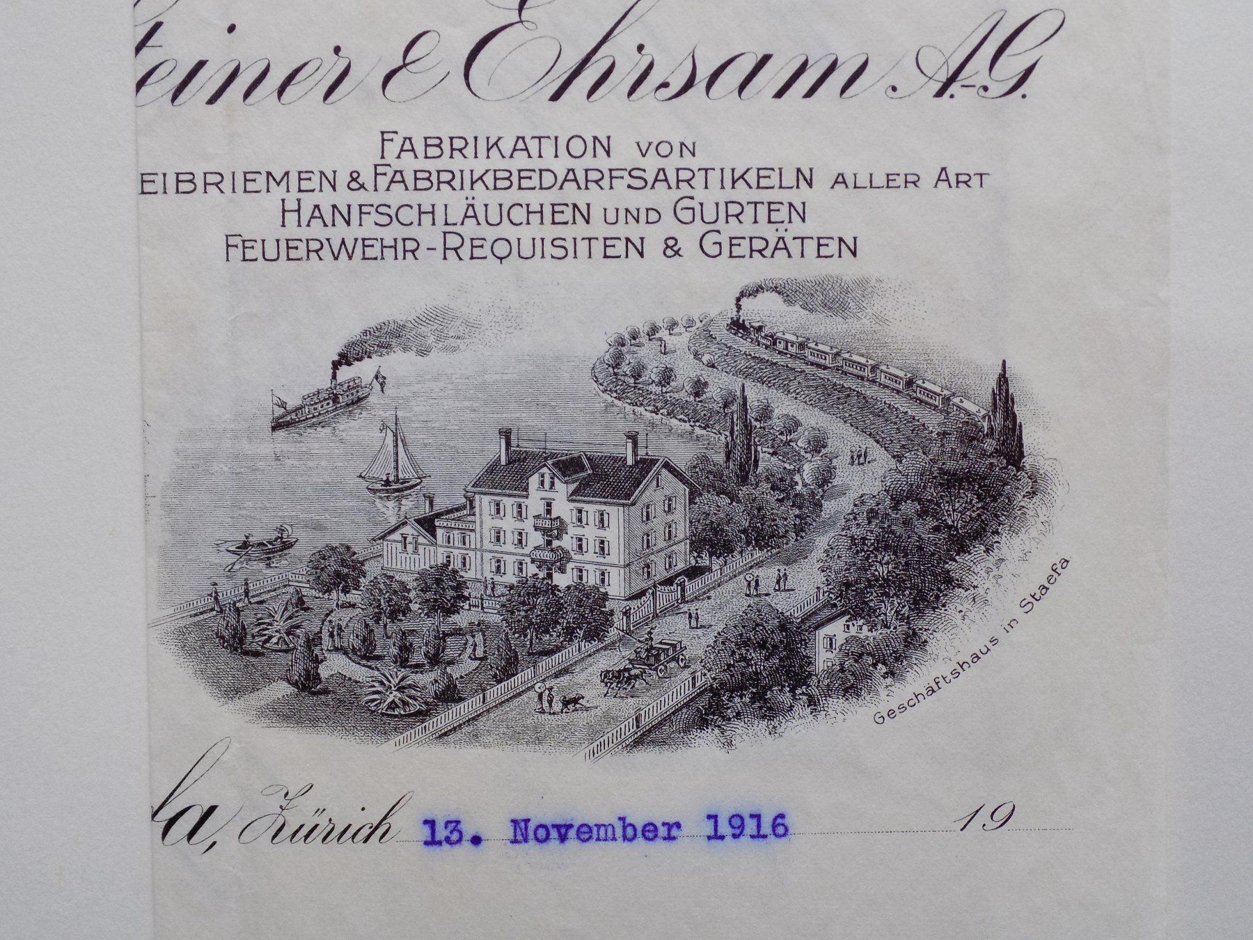 Gravures: Stäfa Briefkopf – D'occasion à Risch par Rischli15 2
