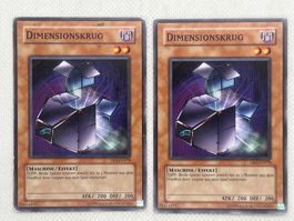 Yu-Gi-Oh 2x Dimensionskrug Karte DR1-DE078 Maschine Effekt
