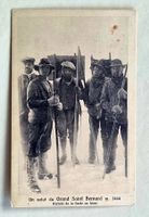 Grosser St. Bernhard - Arrivee de la Poste en hiver