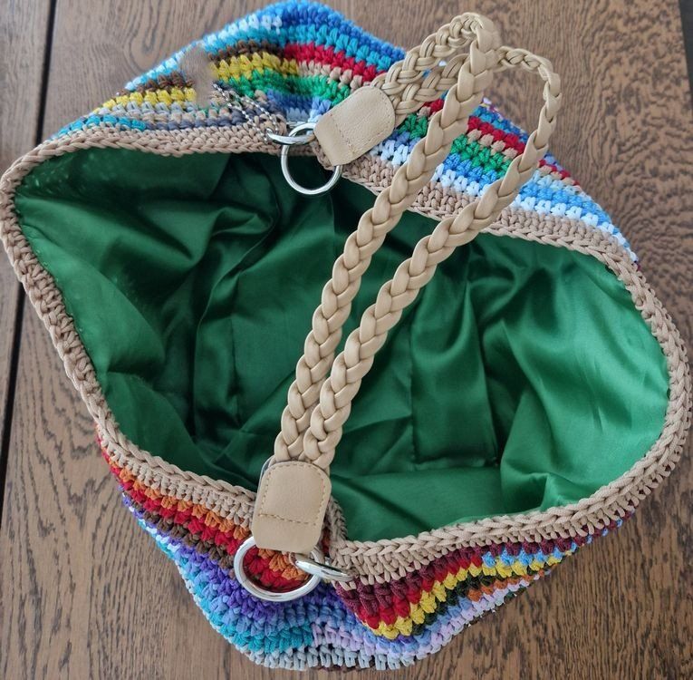 Borse da donna: BAG EN CROCHET HANDMADE! PIÈCE UNIQUE – Nuovo e nell'imballaggio originale da Locarno venduto da NicoNion 6