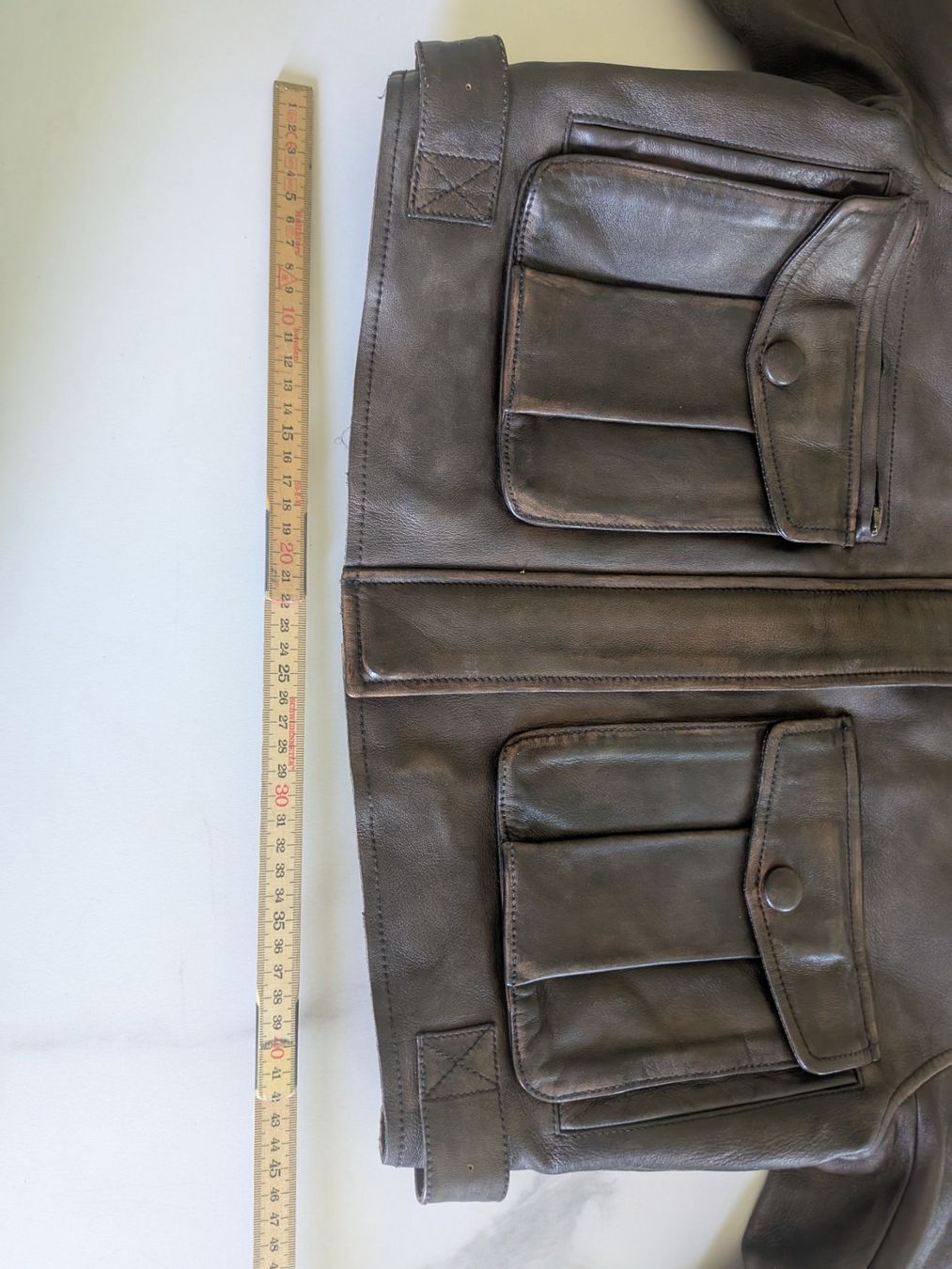 Sandro Jacken: SANDRO PARIS vintage brown leather jacket – Neu (gemäss Beschreibung) aus Vevey von ste_d5zv 7