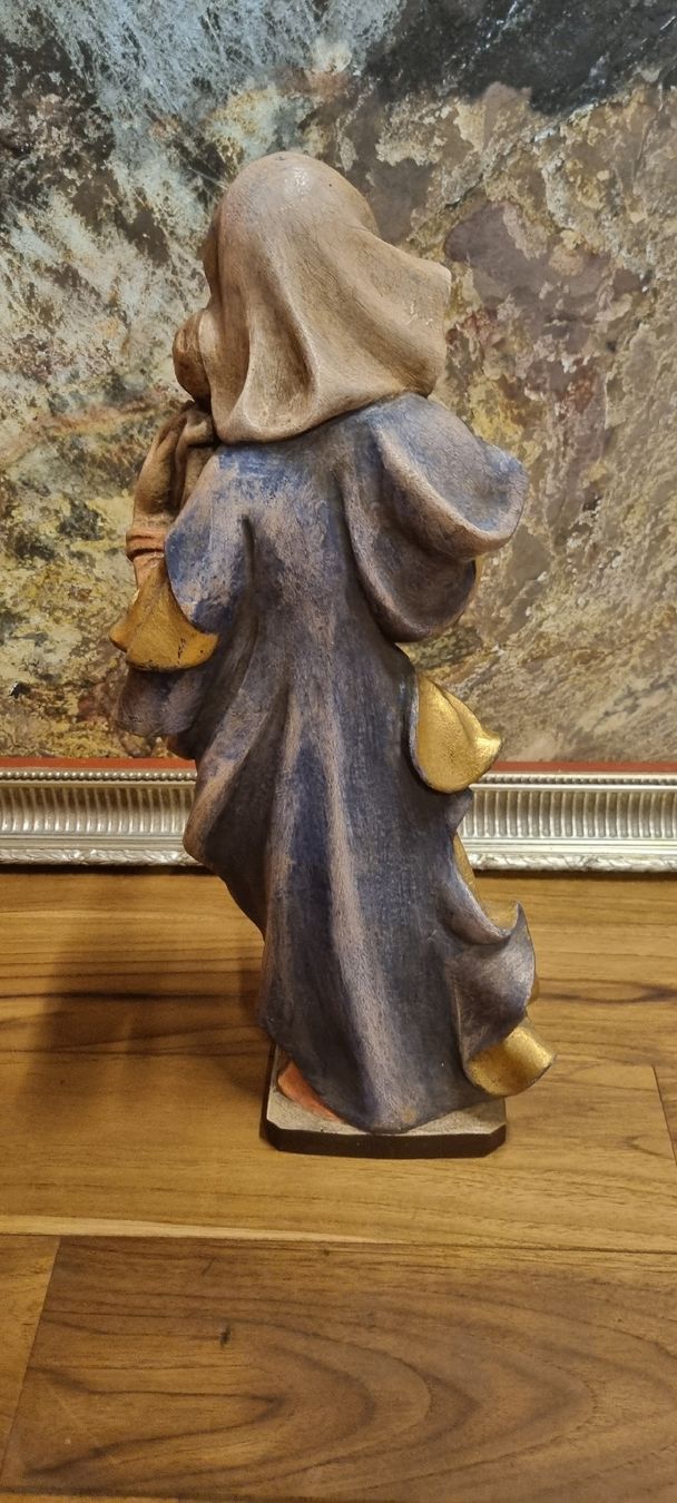 Statuette: Holzfigur Maria Kind Madonna geschnitzt  – Usato da Ganterschwil venduto da CHERRYCO-04 1