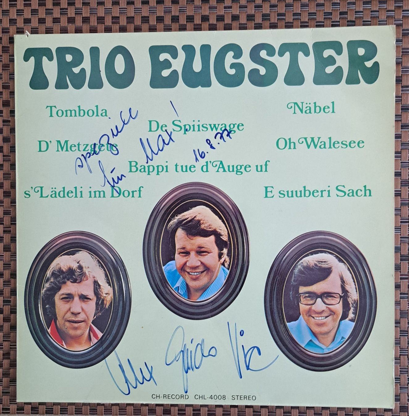 Dischi in vinile: Trio Eugster LP mit Autogrammen CH-Record CHL-4008 – Usato da Winterthur venduto da kas_mcn8