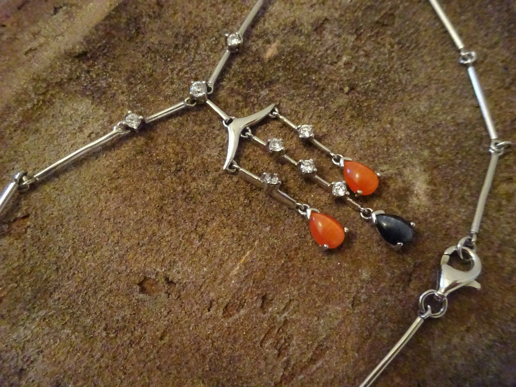 Ketten: Kette Collier Mondstein / 925 Silber – Gebraucht aus Esslingen von FetteSchnecke 4