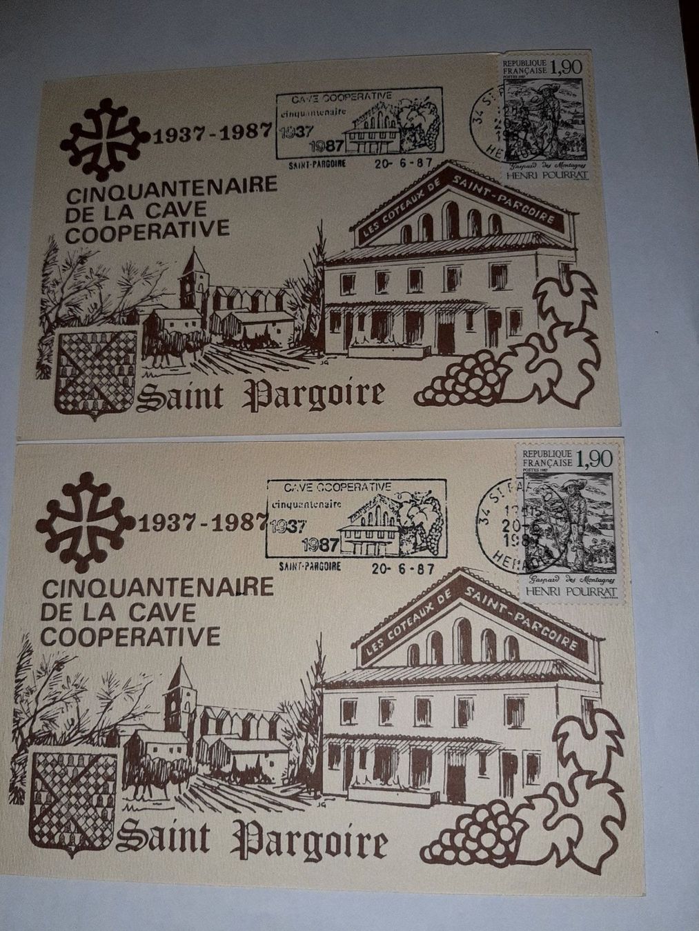 Ansichtskarten: cartes postales avec timbresaintpargoire – Neu (gemäss Beschreibung) aus Le locle von juliensaran
