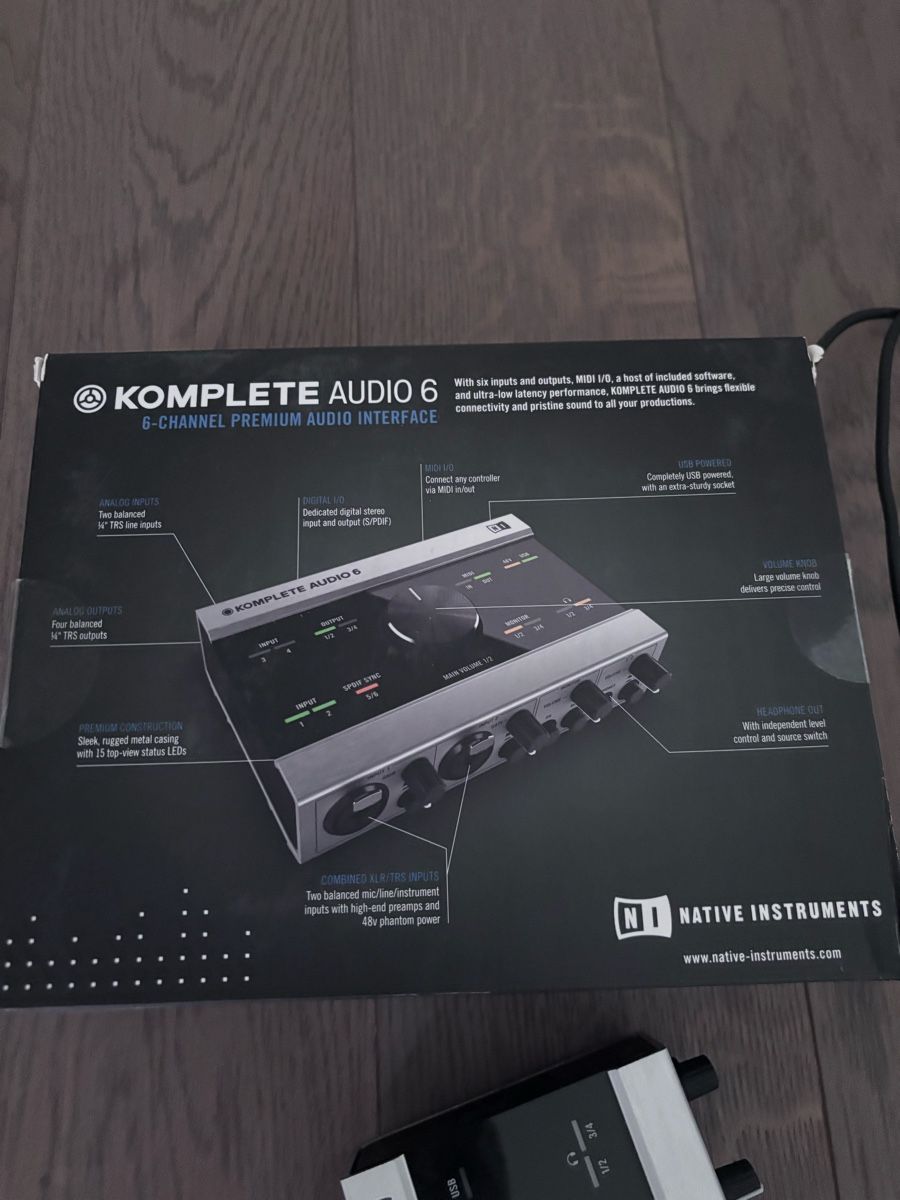 Aufnahmegeräte: Native Instruments Komplete Audio 6 Interface neuwertig – Gebraucht aus Zürich von Planetmax 2