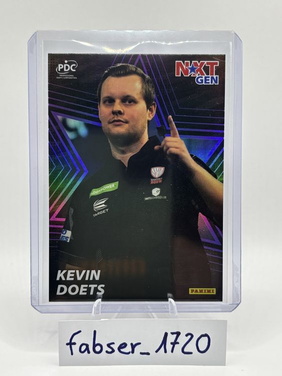 2025 Panini PDC WM Darts Kevin Doets Next Gen 14/180 Kaufen auf Ricardo