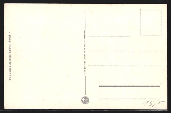 Cartoline postali: AK Zürich, Villa Sumatra – Usato da Berlin venduto da bartko-reher 1