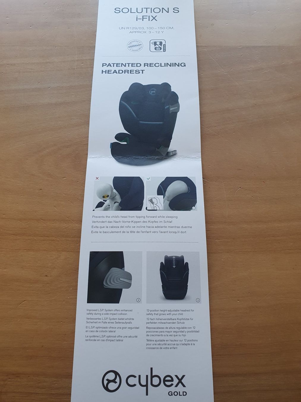 Cybex Auto-Kindersitze: Kindersitz Cybex GOLD Solution S i-Fix – Gebraucht aus Ammerswil AG von Rehli4 6