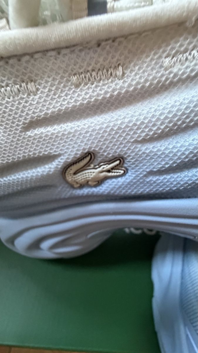 Lacoste Scarpe da donna: Lacoste Turnschuhe weiss/hellblau Grösse 39 neu – Nuovo e nell'imballaggio originale da Bern venduto da VintageRuth 4