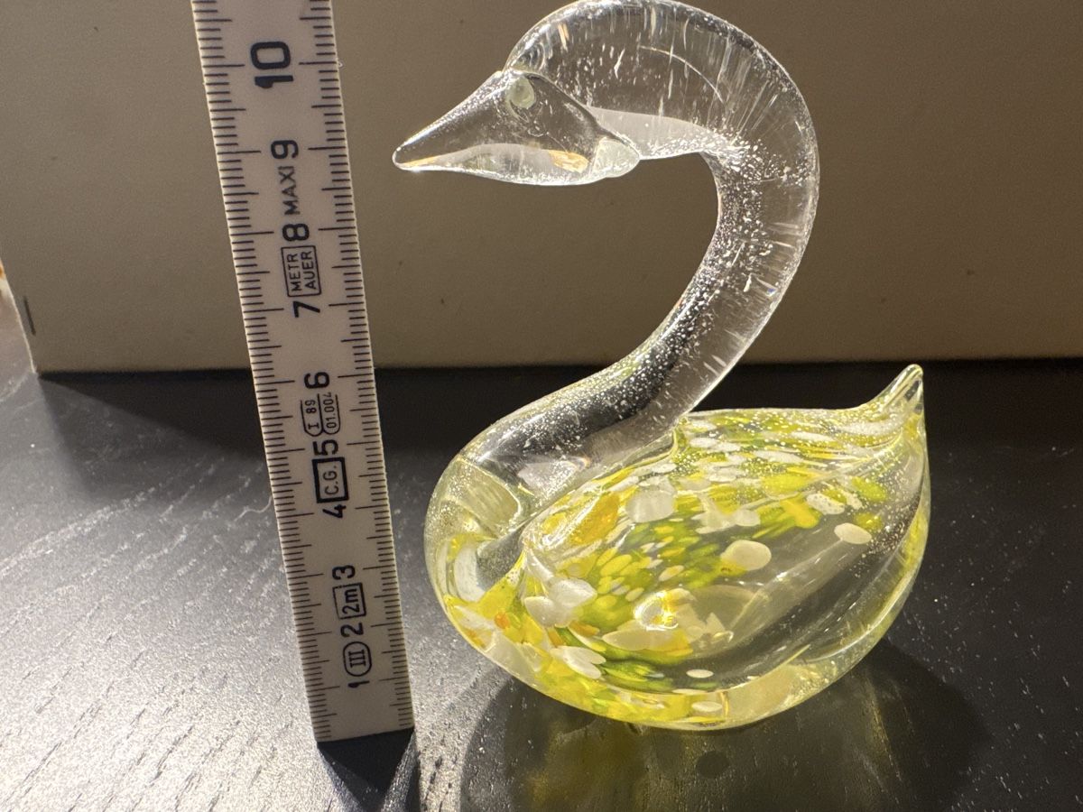 Figuren: Glasfigur Schwan Handarbeit Unikat Deko – Gebraucht aus Erstfeld von Mario_boe0 2