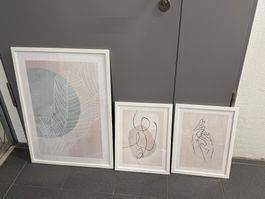 Desenio Bilder inkl. 3 Bilderrähmen