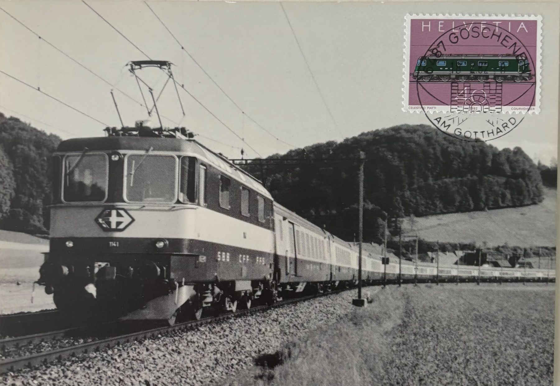 Cartoline postali: Maximumkarte, Philatelie, SBB, Lokomotive – Usato da Frauenfeld venduto da Merk52