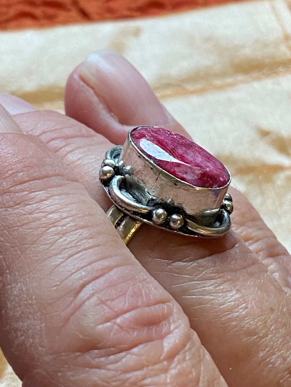 Ringe: Bague en argent avec rubis – Gebraucht aus Clarens von OptitesJoliesChoses 2