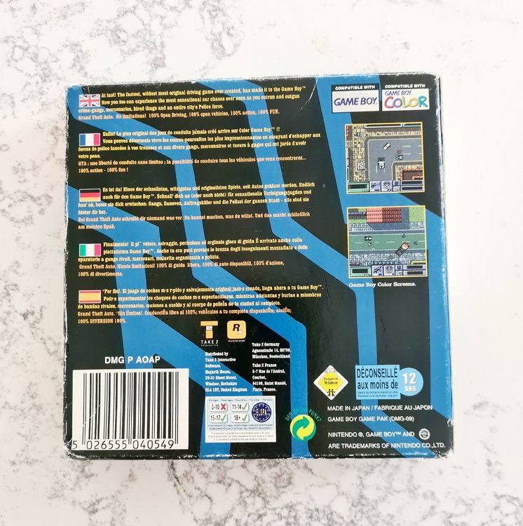GTA Grand Theft Auto- Game Boy Color - complet! (Gebraucht) in ...