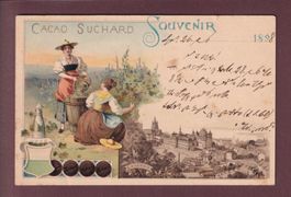 Souvenir de LAUSANNE - Cacao Suchard - 1898