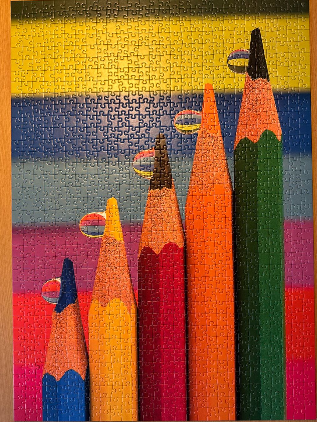 Puzzle: Puzzle. Farbstifte. 1000Teile – Usato da Dürnten venduto da RaschaKatz 1