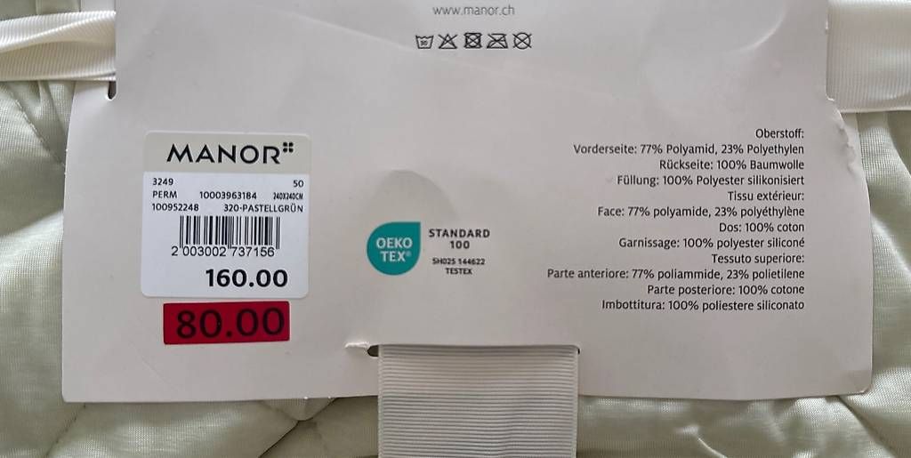 Coperte: Selbstkühlende Klima Decke Manor – Usato da Olten venduto da leoniee290118 1