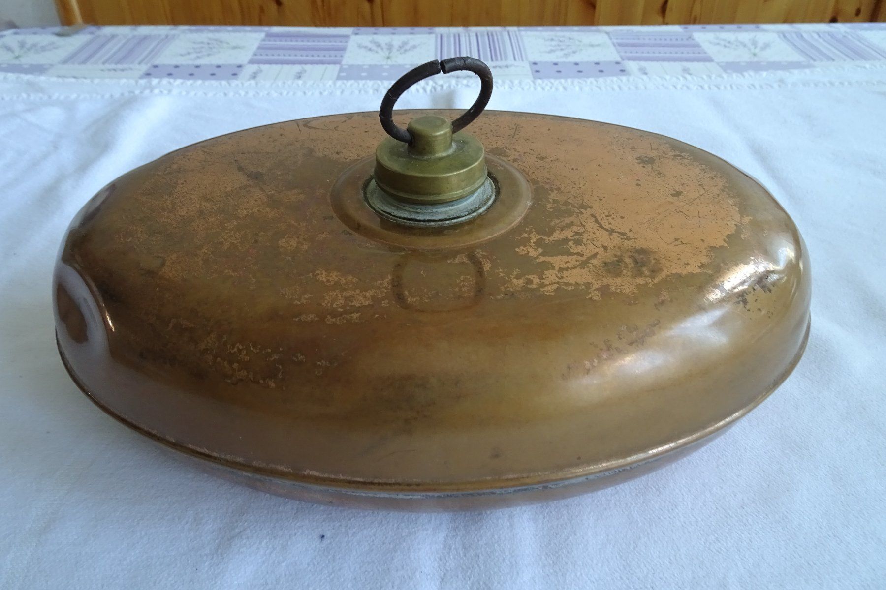 Contenitori & Simili: antiker Kupfer Topf oval mit Schraubdeckel – Usato da Strengelbach venduto da schmetterling20