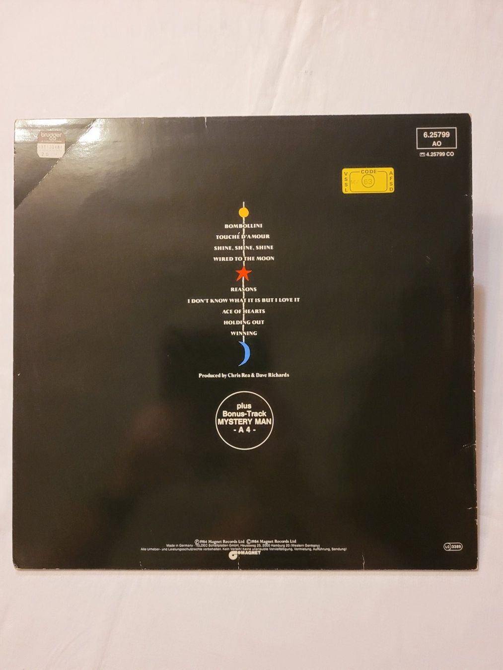Dischi in vinile: Disque vinyle Chris Rea - Wired to the Moon – Usato da la Chaux-de-Fonds venduto da Lampe 1