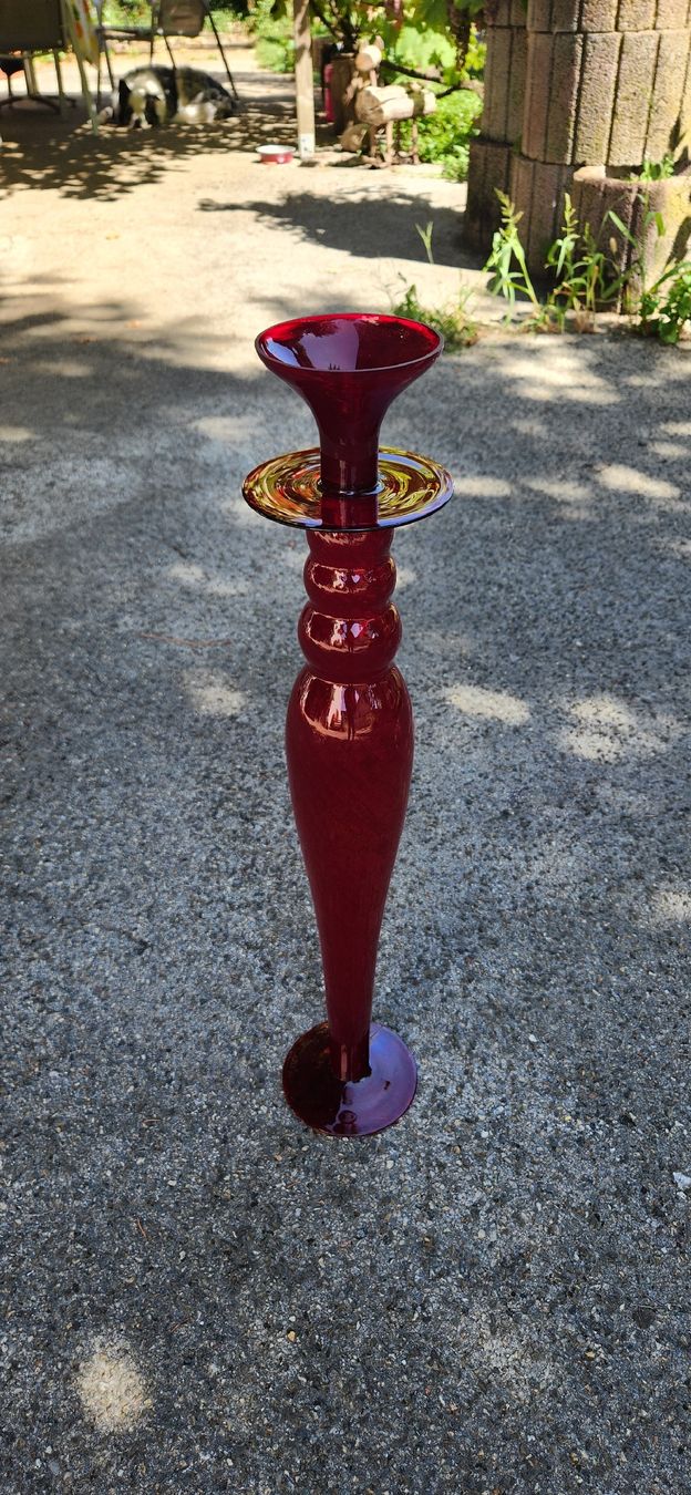 Portacandele: Kerzenstender aus Glas – Usato da Bonfol venduto da mai_p9rx