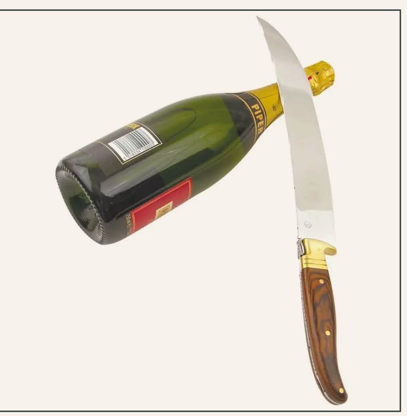 Armi bianche: Laguiole Champgnersäbel Neu NP 100.- – Nuovo e nell'imballaggio originale da Zollikon venduto da rundbsurf 4