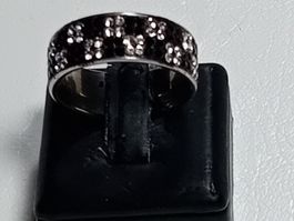 ring edelsthal mit kristall,,,glanzig