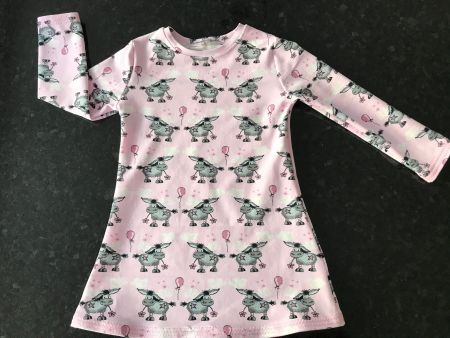 Esel Jersey Tunika Kleid Gr. 98 NEU